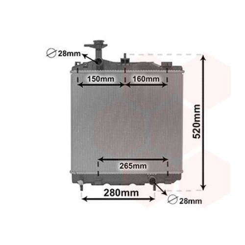 Van wezel radiateur - radiateur, eau