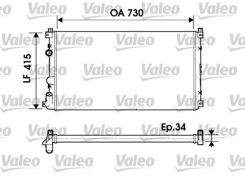 Radiateur eau ailettes - radiateur,