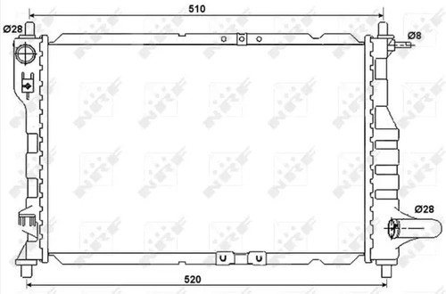 Radiateur eau ailettes - radiateur,