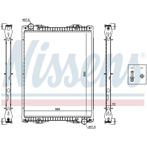 Radiateur moteur - radiateur, de