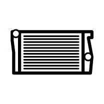Radiateur eau ailettes - d'eau,